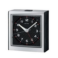 Seiko Quiet Sweep Bedside Alarm Clock (Black Dial)